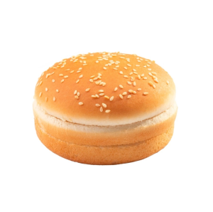 Булочка для гамбургера Тройная с кунжутом 75г*24шт. (100мм) Лантманен Юнибейк