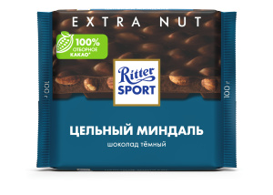 Шоколад горький Миндаль 100гр