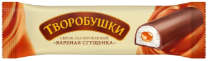 Сырок глазированный ТВОРОБУШКИ Сгущенка вареная 20% 40гр