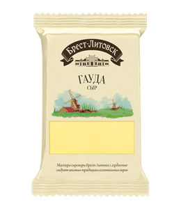 Сыр Брест-Литовск Гауда 48% 200г*10шт Савушкин