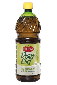 ПЛАСТ.БУТ. Extra Virgin Coppini Drago Chef бутылка 1л 1/12 (158)