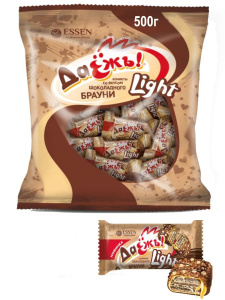 ДаЁжъ® LIGHT Конфеты со вкусом шоколадного брауни Пакет 500 г