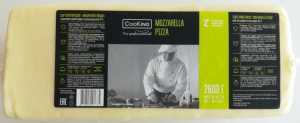 Сыр полутвердый Моцарелла Пицца 42%  2,6кг  (CooKing)