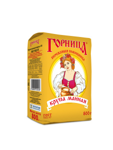 Крупа манная 800г ТМ Горница