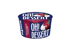 Йогурт с вишней и черешней ОХ!Десерт 4,2% 130гр 1/12