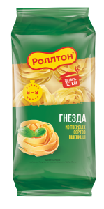 Макаронные изделия Роллтон Гнезда По-домаш.400г