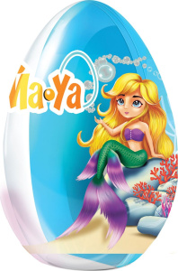 Драже сахарное в капсуле XXL"Сверкающие Русалки" (8шт*10гр)