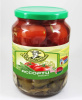 Ассорти Огурцы/Помидоры пастер. Хозяин-Барин 680гр стекло (1/8)