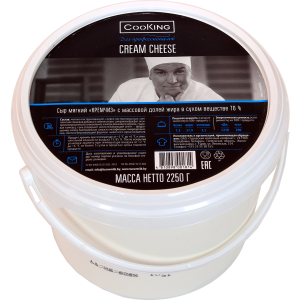 Сыр мягкий Кремчиз 70% 2,25кг (CooKing)(4/1)