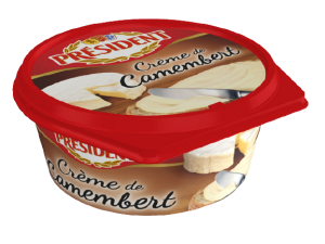 Сыр плавленный CREME DE CAMEMBERT Президент  50%  125г