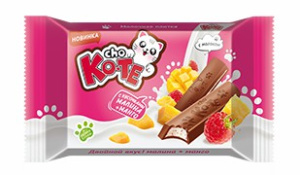 Молочная плитка "СНО КО-ТЕ" Малина-Манго 43г