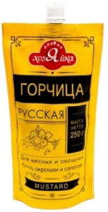 Горчица Русская 250 г д/п 16 шт Добрая Хозяйка