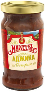 Аджика острая 190г ст/б. 12шт Махеев