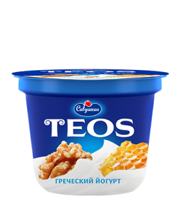 Йогурт Греческий орех-мед 2,0% п/ст 250г Савушкин