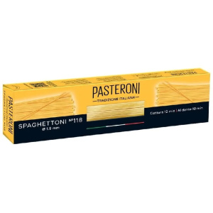 Макароны PASTERONI Спагеттони №118, 400г Саоми