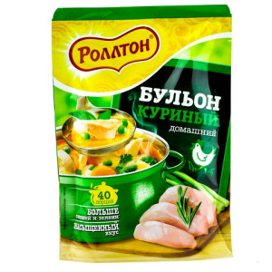 Бульон Роллтон 200г.Курица домашний