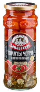 Черри томаты Скатерть-Самобранка маринованные с/б 580мл 1/12