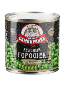 Зелёный горошек Скатерть-Самобранка ж/б 425мл 1/12