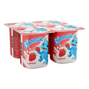 Эрмик Клубника 2,5% 4*110г