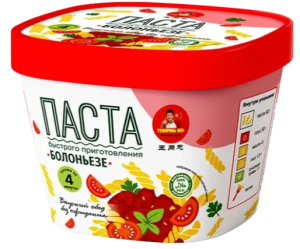 Паста Товарищ Ван Болоньезе 116,5гр 1/12