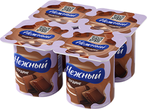Нежный Пудинг Шоколадный 100гр 4*3% (1/24)