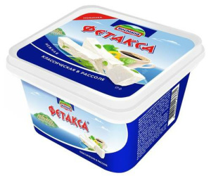 Сыр натур.Фета класс.в рассоле 400гр Hochland(6/1)