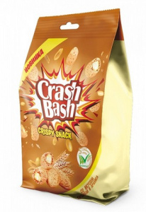 Снеки фигурные со вкусом карамели и арахиса пакет 150г CRASHBASH