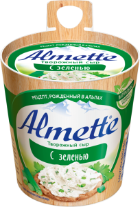 Сыр творож. Альметте с зеленью 150гр(8/1)