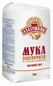 Мука пшеничная в/с Аладушкин 2кг