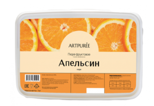 Апельсин пюре без сахара заморож. Artpuree 1кг 1/6