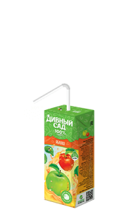 Нектар яблочный Дивный сад (Slim Leaf) 0,2л