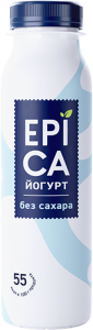 EPICA Йогурт питьевой натуральный б/сахара 2,9% 260г БЗМЖ(6/1)