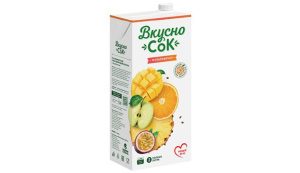 Мультифруктовый сокосодержащий напиток 1,93л с крышкой (Slim НС) ВкусноСок