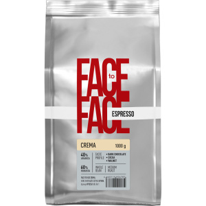 Кофе Face to Face Crema в зёрнах 1кг м/у
