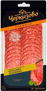Колбаса сыро-копчёная Классико Италиано нарезка 85гр 1/10