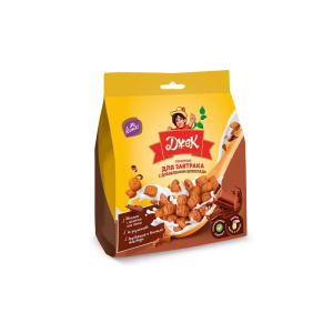Печенье затяжное Джек Для завтрака с добав. шоколада фас. ст. 200г 1/9