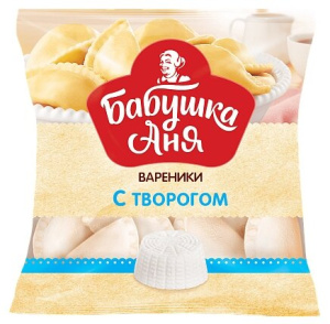 Вареники с творогом  "Бабушка Аня" ( 430 гр) ( 10 )