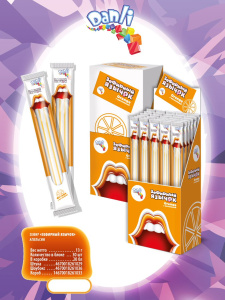 Зефирный язычок апельсин (30шт*13г)