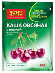 Ш/б Каша овсяная с вишней 45г*15шт
