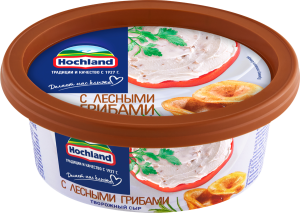 Сыр творож. Хохланд с лесными грибами 140гр(6/1)