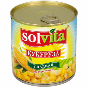 Кукуруза "Solvita" 340 гр Еко