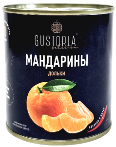 Мандарины Gustoria 314мл 1/24