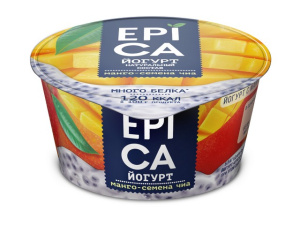 EPICA Йогурт манго/семена чиа 5,0% 130г(12/1)