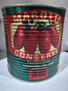 Томаты очищенные в с/с Marotta 2,5кг 1/6