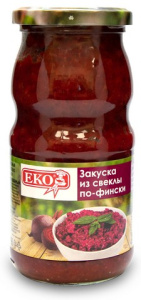 Закуска из свеклы по-фински  490 гр Еко