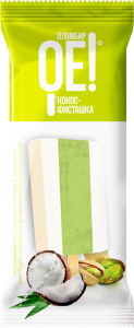 Эскимо ОЕ Кокос-фисташка пломб. трехслойн 70гр (1/30)