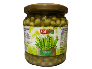 Горошек "Solvita" 460гр (1/12) ст/б