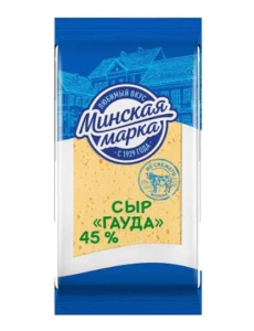 Сыр Гауда 45% Минская марка 200гр