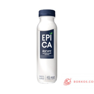 EPICA Йогурт питьевой натуральный б/сахара 2,9% 260г БЗМЖ(6/1)