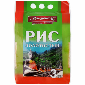 Рис Золотистый  3000 гр. "Националь"